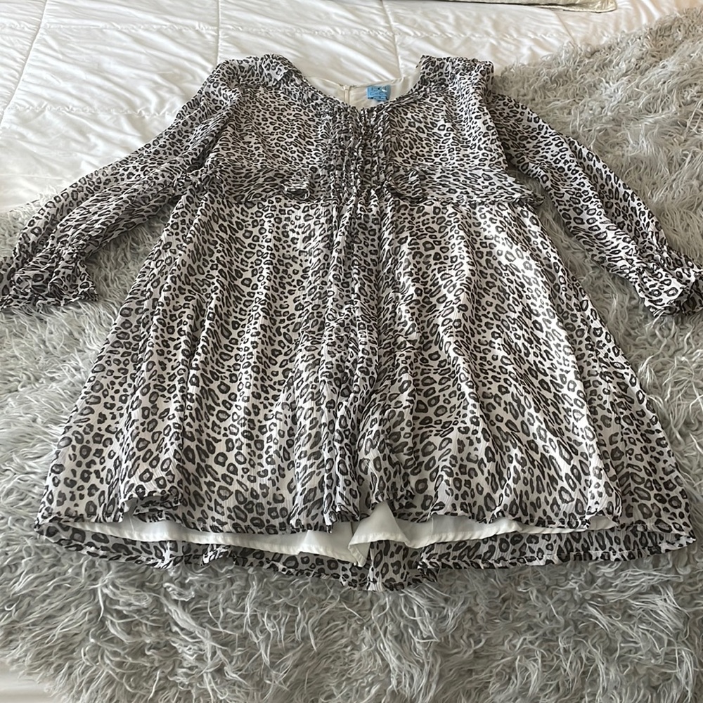 Cece Leopard dress